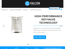 Tablet Screenshot of falconwaterfree.com